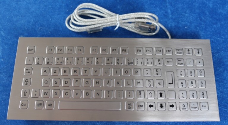 keyproline clavier inox anti-vandale b340-kp-fn