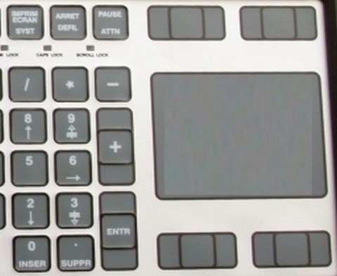 keyprolione claviers industriels avec touchpad
